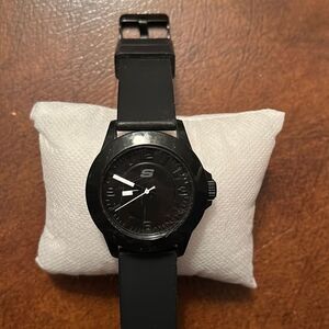 Skechers Women's SR6024 Analog Display Quartz Black Watch